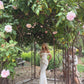 Chic Mermaid Off The Shoulder Satin Ruffle Slit Long Prom Dress,Formal Dress C6015