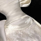 Chic Mermaid Off The Shoulder Satin Lace Long Prom Dress,Formal Evening Dress C6018