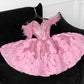 Gorgeous A Line Off The Shoulder Pink Tulle Beaded Short Homecoming Dress 19th Birthday Outfits C6038