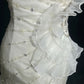 Sweetheart Mermaid Satin Chiffon Ruffle Beaded  Long Prom Dress,Wedding Dress,Evening Dress C6042