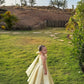 Cute A Line One Shoulder Satin With Bow Knot Flower Girl Dress C6050