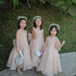 Pretty A Line Chiffon Back With Bow Knot Flower Girl Dress C6059