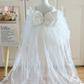 Cute Ball Gown Tulle With Train Flower Girl Dress C6094