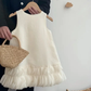 Simple Style A Line Satin Flower Girl Dress C6097