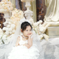 Sweet A Line Tiered Tulle Flower Girl Dress C6098