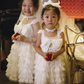 Sweet A Line Tiered Tulle Flower Girl Dress C6098