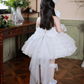 Jolie robe de bal en tulle à col licou pour fille C6099