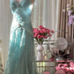 Gorgeous Mermaid Sweetheart Chiffon Sequin Beaded Long Prom Dress, Evening Dress C6113