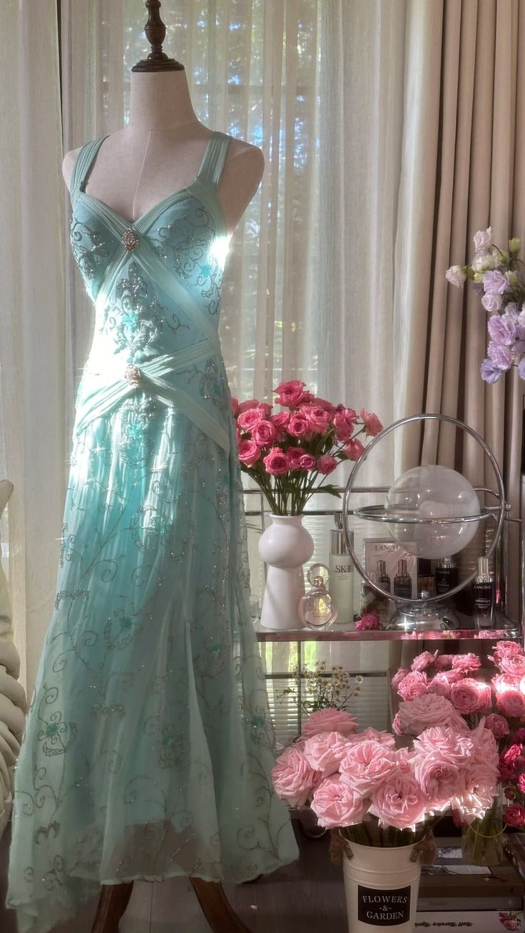 Gorgeous Mermaid Sweetheart Chiffon Sequin Beaded Long Prom Dress, Evening Dress C6113
