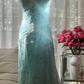 Gorgeous Mermaid Sweetheart Chiffon Sequin Beaded Long Prom Dress, Evening Dress C6113