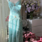 Gorgeous Mermaid Sweetheart Chiffon Sequin Beaded Long Prom Dress, Evening Dress C6113
