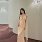 Princess Mermaid Off The Shoulder Chiffon Long Prom Dress, Evening Dress C6123