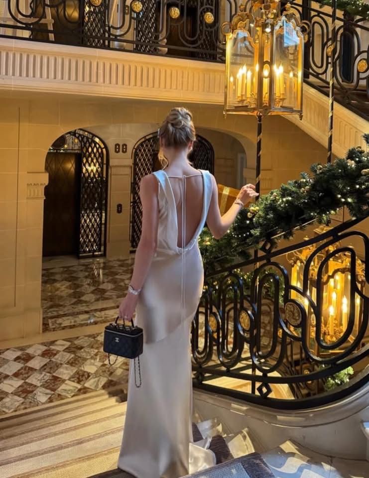 Formal Mermaid Satin Long Prom Dress, Evening Dress C6126