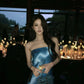 Simple Style Mermaid Strapless Satin Long Prom Dress, Evening Dress C6131