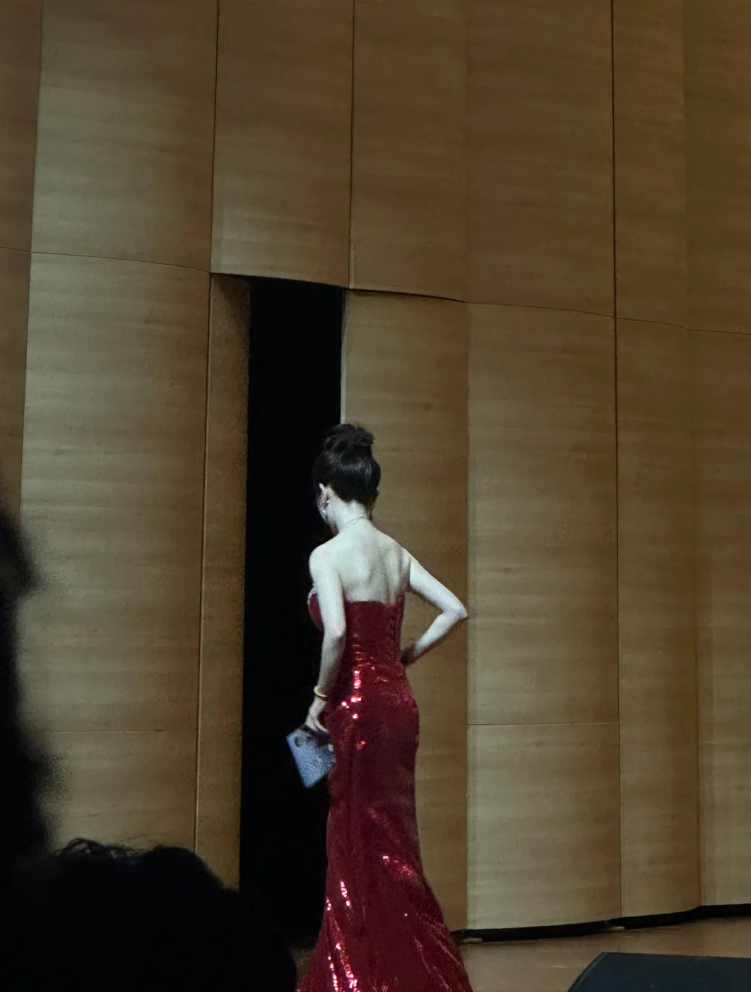 Sparkly Burgundy Mermaid Strapless Satin Sequin Beaded Long Prom Dress, Evening Dress C6137