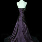 Retro Mermaid Strapless Satin Long Prom Dress, Evening Dress C6231