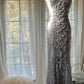 Gorgeous Mermaid Halter Tulle Lace Sequin Backless Long Prom Dress, Evening Dress C6247
