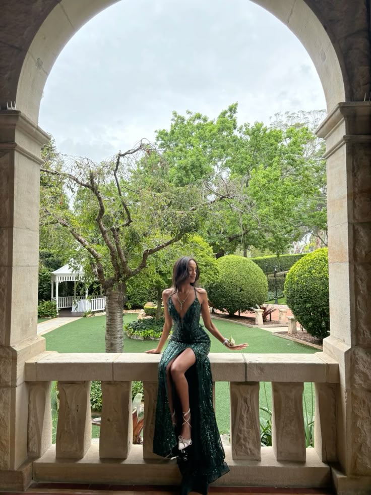 Chic Dark Green Mermaid Spaghetti Straps Satin Sequin Slit Long Prom Dress, Evening Dress C6259