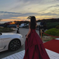 Formal A Line Strapless Burgundy Satin Without Sleeves Long Prom Dress, Evening Dress C6298