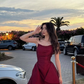 Formal A Line Strapless Burgundy Satin Without Sleeves Long Prom Dress, Evening Dress C6298
