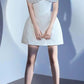 Chic A Line Short Sequin White Homecoming Dress 18th Birthday Outfits C629