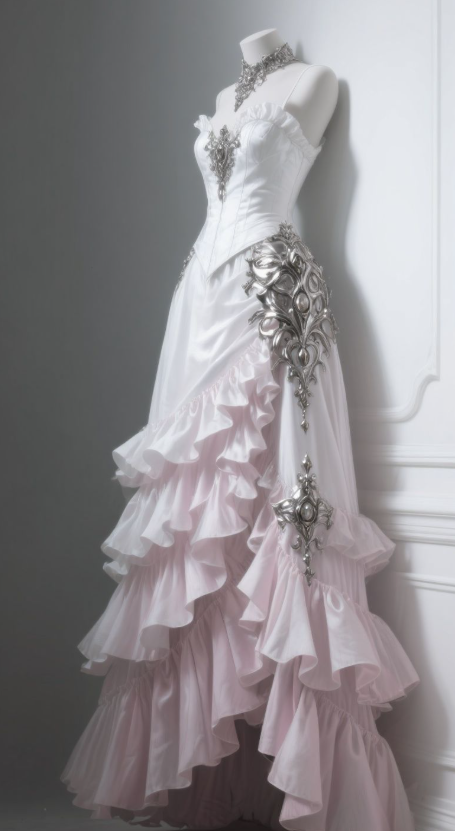 Robe de bal longue vintage trapèze sans bretelles, à volants étagés en satin, sans manches, robe de soirée C6450