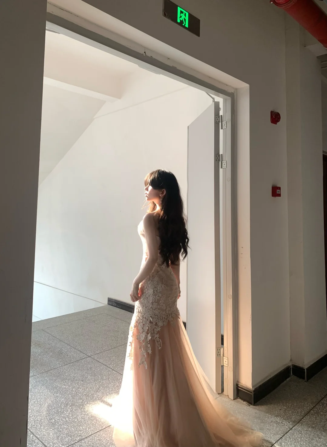 Elegant Mermaid Strapless Tulle Lace Without Sleeves Long Prom Dress, Evening Dress C6517