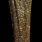 Shiny Mermaid Gold Halter Sequin Without Sleeves Long Prom Dress, Evening Dress C6615