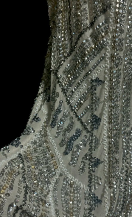 Gorgeous Shiny Mermaid Spaghetti Straps Satin Sequin Beaded Without Sleeves Long Prom Dress, Evening Dress C6625