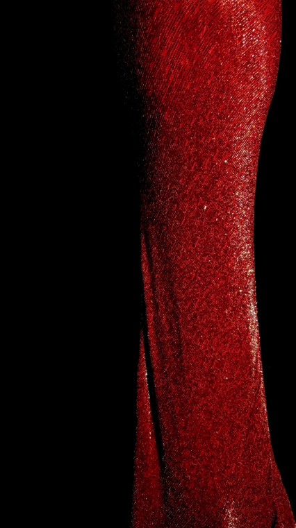 Charming Red Mermaid Spaghetti Straps Satin Beaded Backless Without Sleeves Long Prom Dress, Evening Dress C6637