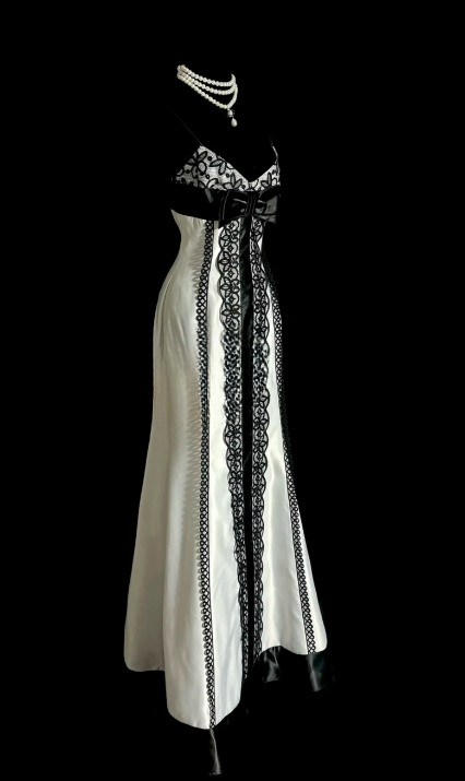 Sexy Mermaid Spaghetti Straps Satin Lace Without Sleeves Long Prom Dress, Evening Dress C6640