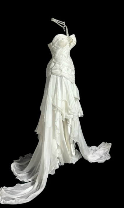 Unique Mermaid Chiffon Without Sleeves Long Prom Dress, Evening Dress C6644