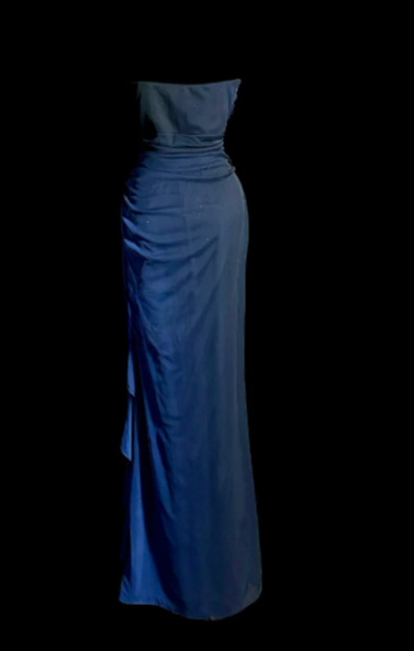 Gradient Mermaid Sweetheart Chiffon Sequin Without Sleeves Long Prom Dress, Evening Dress C6646