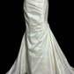 Elegant Mermaid Strapless Satin Beaded Without Sleeves Long Prom Dress, Evening Dress C6655