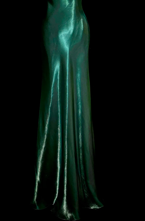 Simple Chic Mermaid Spaghetti Straps Satin Without Sleeves Long Prom Dress, Evening Dress C6657