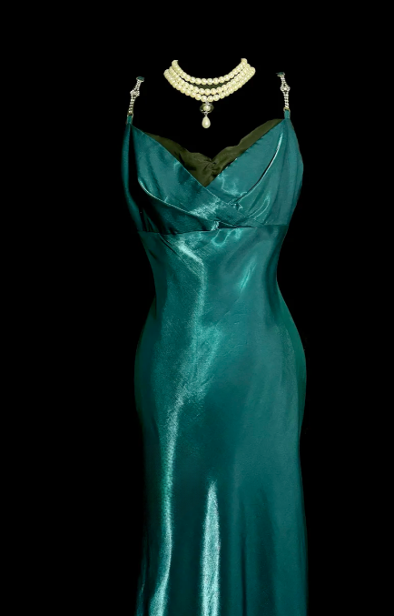 Simple Chic Mermaid Spaghetti Straps Satin Without Sleeves Long Prom Dress, Evening Dress C6657