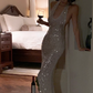 Sparkly Mermaid Halter Sequin Backless Without Sleeves Long Prom Dress, Evening Dress C6669