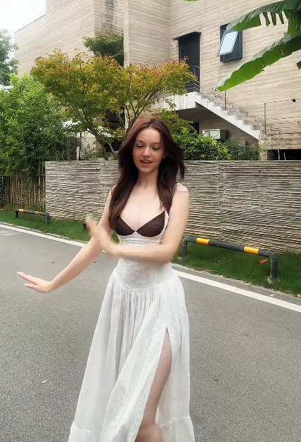 Sexy A Line Spaghetti Straps Satin Slit Without Sleeves Long Prom Dress, Evening Dress C6681