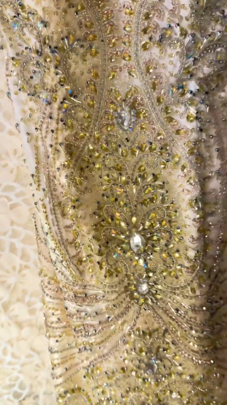 Charming Mermaid Strapless Tulle Sequin Beaded Without Sleeves Long Prom Dress, Evening Dress C6686