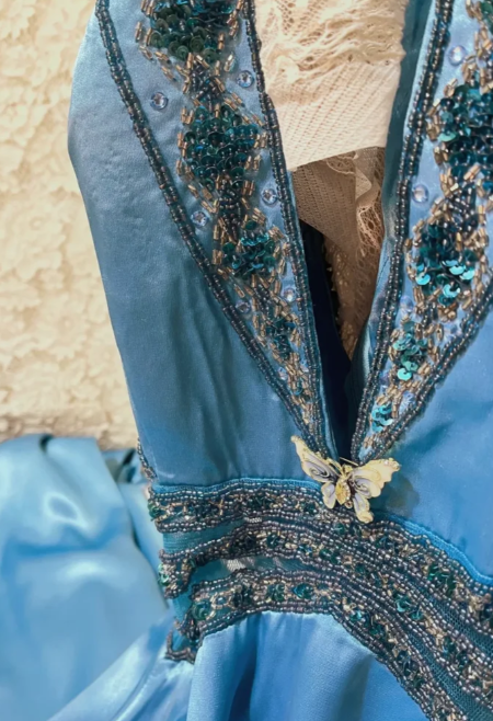 Classy Mermaid Halter V Neck Satin Sequin Beaded Backless Without Sleeves Long Prom Dress, Evening Dress C6713