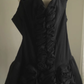 Cute Black A Line Sweetheart Satin Short Homecoming Dress 19th Birthday Outfits C6738