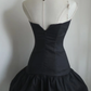 Cute Black A Line Sweetheart Satin Short Homecoming Dress 19th Birthday Outfits C6738