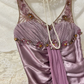 Robe de bal longue sirène charmante en satin et mousseline ornée de perles, robe de soirée C6742