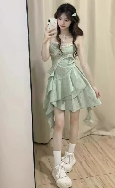 New exquisite sweet princess dress for women, summer short dress C7075