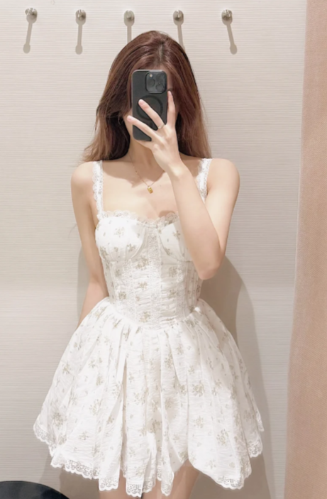 2026 New Elegant and Sweet Princess Dress, Summer Short Dress C7094