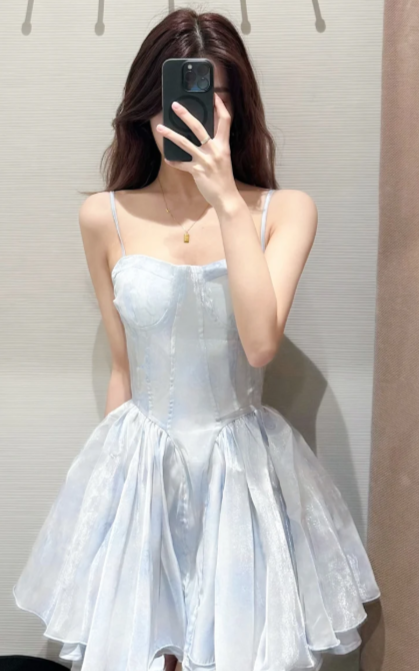 2026 New Elegant and Sweet Princess Dress, Summer Short Dress C7103