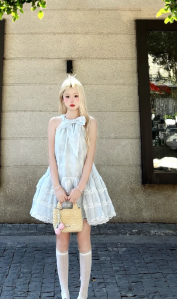 Pretty New Elegant and Sweet Dress, Summer Short Dress C7113