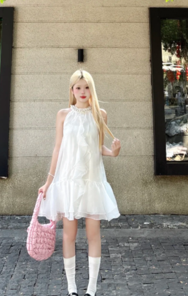 Pretty New Elegant and Sweet Dress, Summer Short Dress C7120