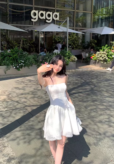Elegant and Cute Princess Dress, Summer Short Dress C7130
