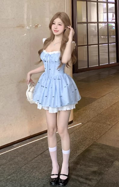 Chic Cute and Elegant New Summer Short Dress C7176